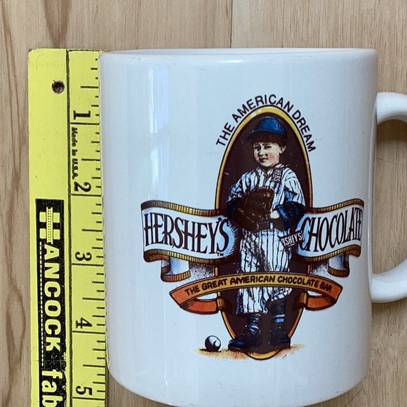 The American Dream Hershey’s Chocolate Bar Vintage Baseball Boy With Mitt Mug - Picture 5 of 8